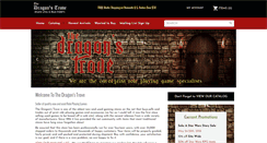 Desktop Screenshot of dragonstrove.com