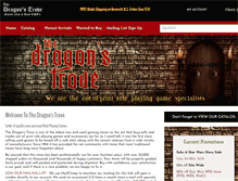 Tablet Screenshot of dragonstrove.com